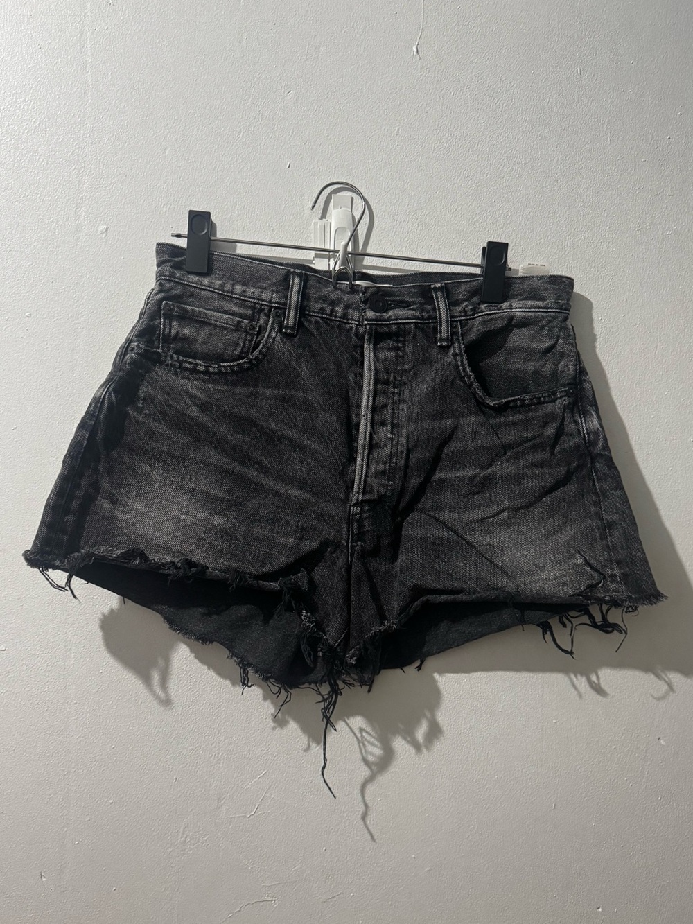 Moussy Vintage Distressed Denim Shorts size 28